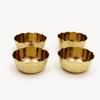 Decorative Pure Brass Katori for Pooja, Festivals, Prasad & Desert, Small Multipurpose Prasadam Bowls for Pooja