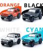 1:36 Jeep Metal Car Alloy Model Off-Road Three Doors Pull Back Boy Gifts Cross-border Wholesale