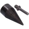 42mm Wood Splitter Bit Chopping Tool HighSpeed Steel for Electric Hammer Impact Drill(Hex Handle )