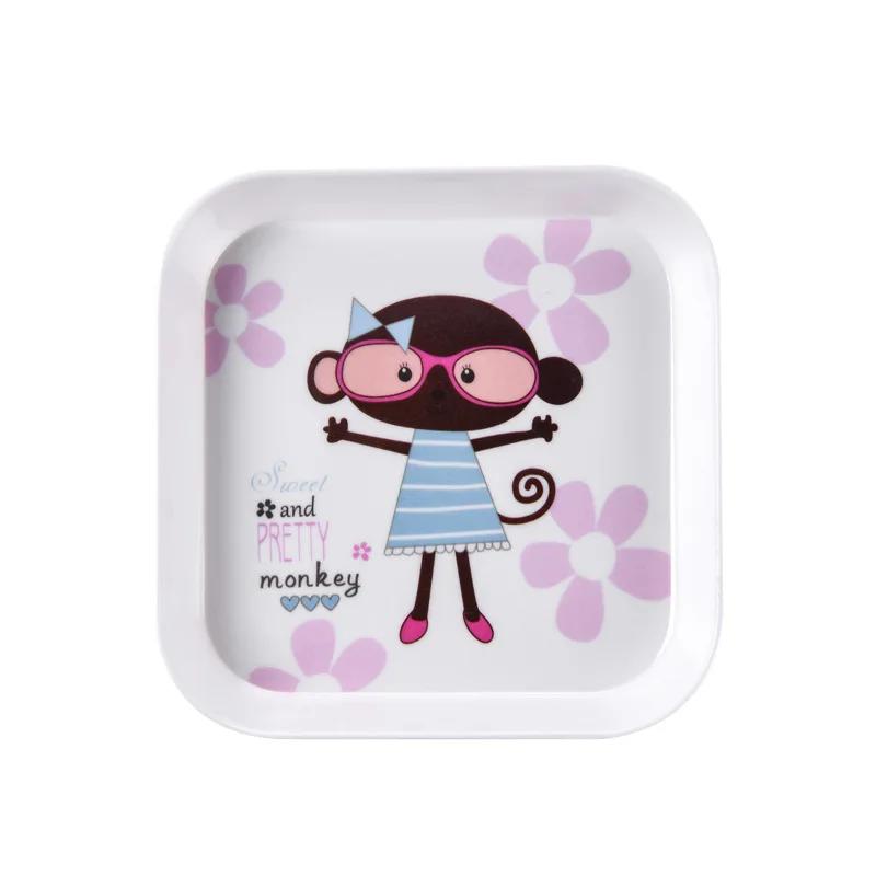 Snack Platter Small Bone Dish Spit Bone Plate Melamine Small Plate Household Bone Dish Cake Plate