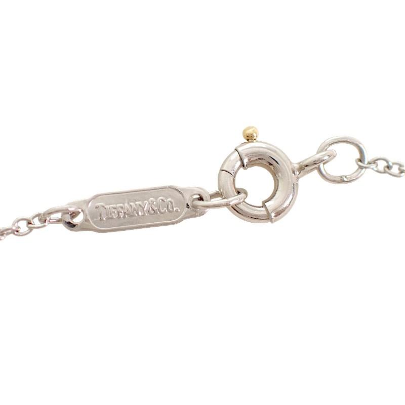 TIFFANY&Co.  Collana Argento Pt950Platino/diamante Donna