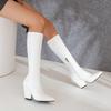 Elastic Thigh High Boots Women Shoes Autumn Winter Black Red White Wedge High Knee Boot Fetish Party Shoes Ladies Large Size