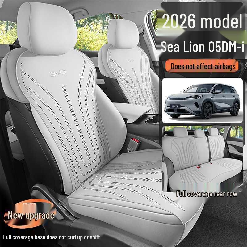 Coprisedili BYD Sea Lion 05 DMI Universali per Tutte le Stagioni in Camoscio - Cuscini Traspiranti, 26 Modelli