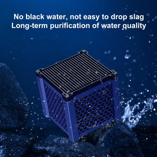 Fish Tank Filter Box Water Purifier Cube Multi-mesh Hole Acticarbon Ultra Strong Filtration Great Absorption Aquarium Filter