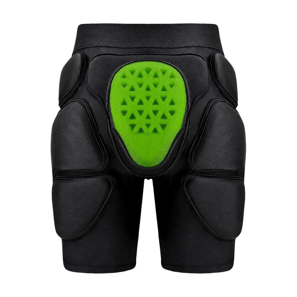 Padded Shorts with Tailbone Pad AntiSlip Waistband Hip and Stretch for Adult