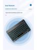 Wireless Bluetooth Keyboard with Colorful Backlight for Mobile Phones and Tablets, Compatible with 7-10 Inch Devices, Luminous Russian Layout