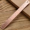 Copper Brass Ruler Outdoor Measure Ruler Tool EDC Measuring Rulers Portable Handy Straight Ruler Painting Measuring Tool