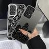 Coque de téléphone en dentelle noire tendance et cool pour Samsung Galaxy A35 A31 A24 A25 A15 A16 A21s A23 A13 A14 A17 A20s A34 A26 A12