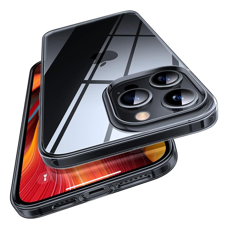 

Роскошный черный силиконовый чехол для телефона для iPhone 16E 16 15 14 Plus 13 12 Pro Max Ультратонкий военного класса Мягкий ТПУ Задняя крышка Fundas for iPhone 12