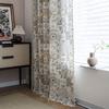 American Style Cotton Hemp Curtains Retro printed Tassel Curtains Living Room Kitchen Bedroom Drapes Float Window Semi-shading