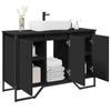 Vidaxl Under-Sink Cabinet, Black, 91X35X60 Cm