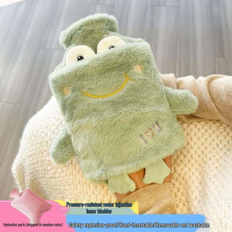 Fumede Plush Cartoon Hot Water Bottle Set