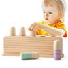 Creative Wooden Bounce Blocks: Interactive Early Education Toy for Kids