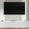 Self-Adhesive Vinyl Panel With Decorative Print 120x60 cm Geometric Checkered Pattern