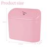 Spacious Car Trash Can with Lid, Durable PP Material, Garbage Bag for Vehicle Organization and Storage