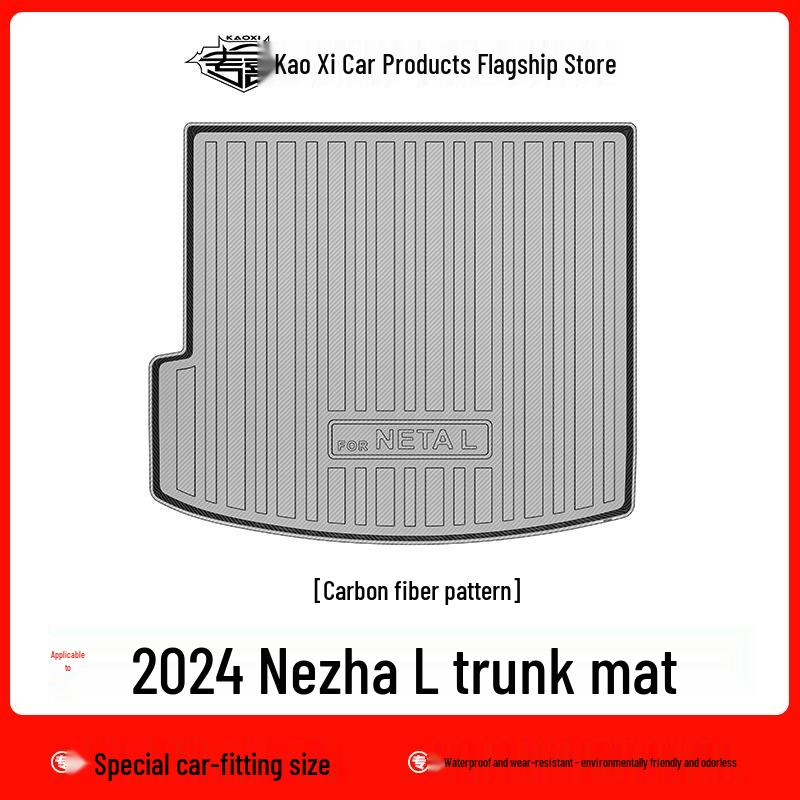 Eco-Friendly TPE Trunk Mat & Backrest Pad for 2024 Neta L Car - Odorless and Durable