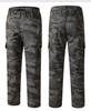 Unisex Spring/Autumn Elastic Camouflage Workwear Set - Cotton, Anti-Scald, Wear-Resistant, Ideal for Auto Repair