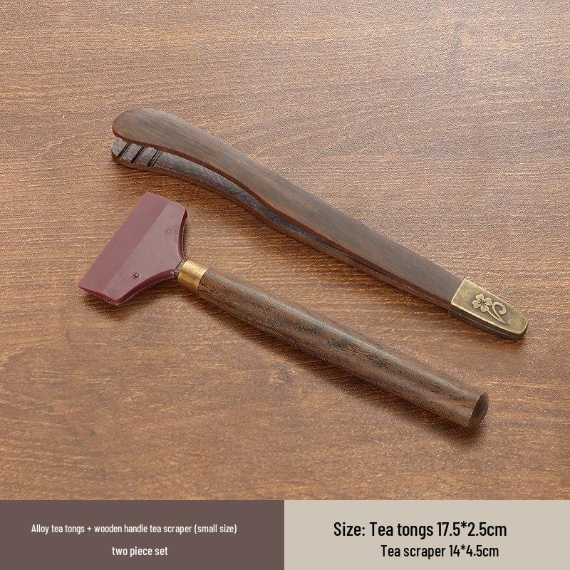 Ebony Wood Kung Fu Tea Tool Set (3-Piece)