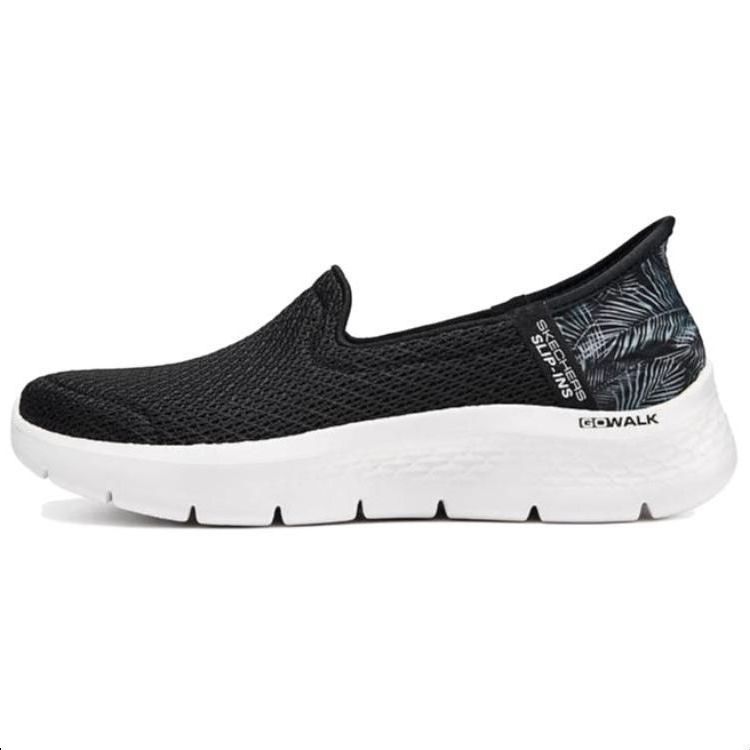 Skechers Go Walk Flex Низкие Повседневные Кроссовки Женские Черно-Белые 124829-BKW 38