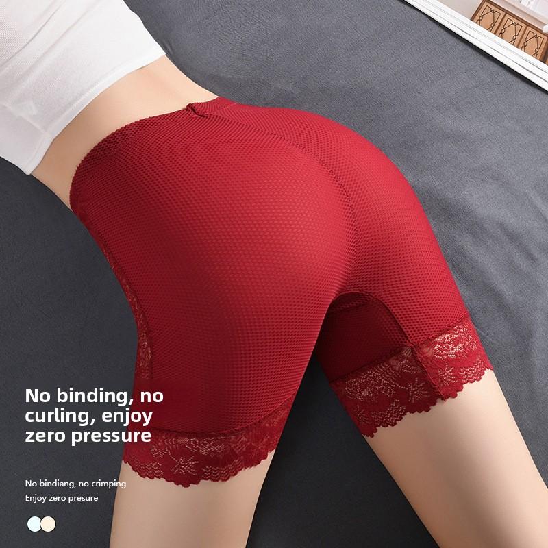 Plus Size Women's New Summer Lace Traceless Anti Slip High Waist Constricting Panties