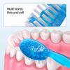 1-Pack Foldable Dental Floss Toothbrush Portable And Compact For Travel