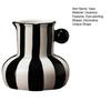 Colorful Striped Vase Ceramic Vase with Handle Desktop Decorative Vase for Flower