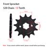 520 Chain 13T Front 42T Rear Sprocket For HONDA VT125 VT125C Shadow 1999-2007 XL125V Varadero 2001 2002 2003-2011 VT XL 125 C V