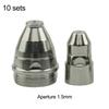 For P80 Plasma Cutting Nozzle 1 5mm Copper Torch Consumables 20pcs Compatible with 60A 80A 100A CNC Plasma Cutting Machine