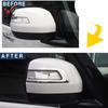 1Pair ABS Chrome Side Rearview Mirror Strip Cover Trims Sticker For Honda Stepwgn Spada