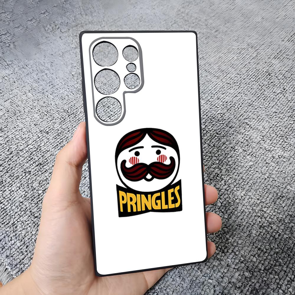 Fashion P-Pringles Phone Case For Samsung S26 S25 Plus S20 S20 Plus S22 Ultra S23 FE S21 Plus S21 Ultra Soft Cover