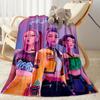 Huntrx Cyberpunk Fashion Blanket Comfortable Perfect for Sofa Seaside Bed for All Seasons Modern Style Unique Gift for Family and Friends Camping
