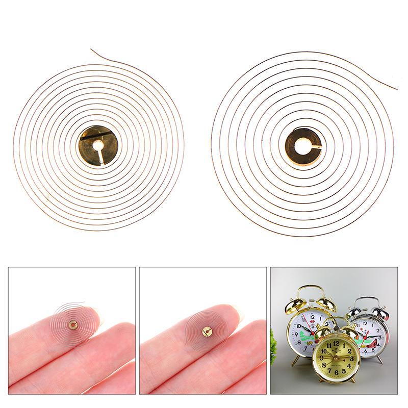 Componentes de despertador mecánico Piezas de despertador Volante de balance y espiral de volante Espiral de volante original Espiral de volante de péndulo completo