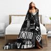 Damon Salvatore Flannel Blanket  Soft Durable Bedding Throws for Couch Bed Airplane Travel Novelty Bedspread Sofa Bed Cover