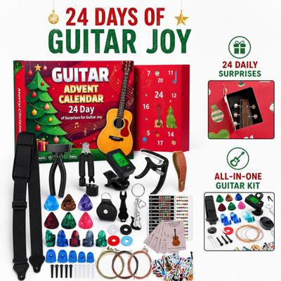 Gitarrenplektrum Weihnachtskalender