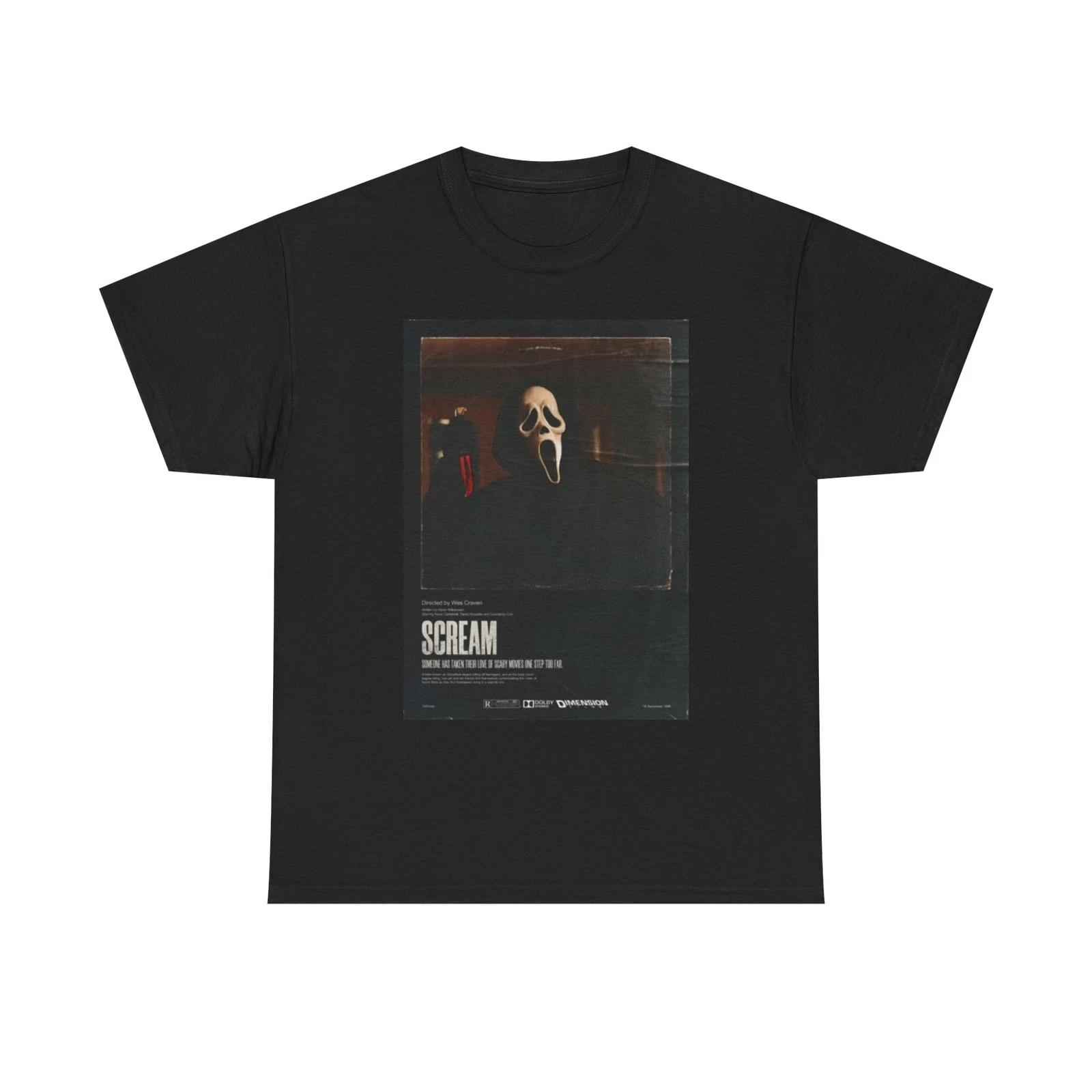 Men s and Women s T-shirts Scream M