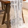 Boho Lace Table Runner Lace Fabric Wedding Table Decor Durable Table Cover  Coffee Table Tv Stand