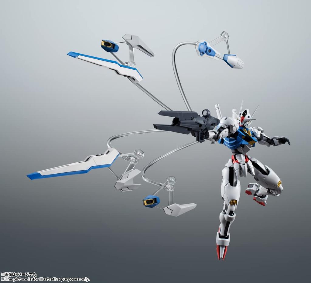 ROBOT Spirits Mobile Suit Gundam: Witch of Mercury SIDE MS Gundam Aerial ver. A.N.I.M.E. Approximately 125mm ABS & PVC Painted Movable Figure