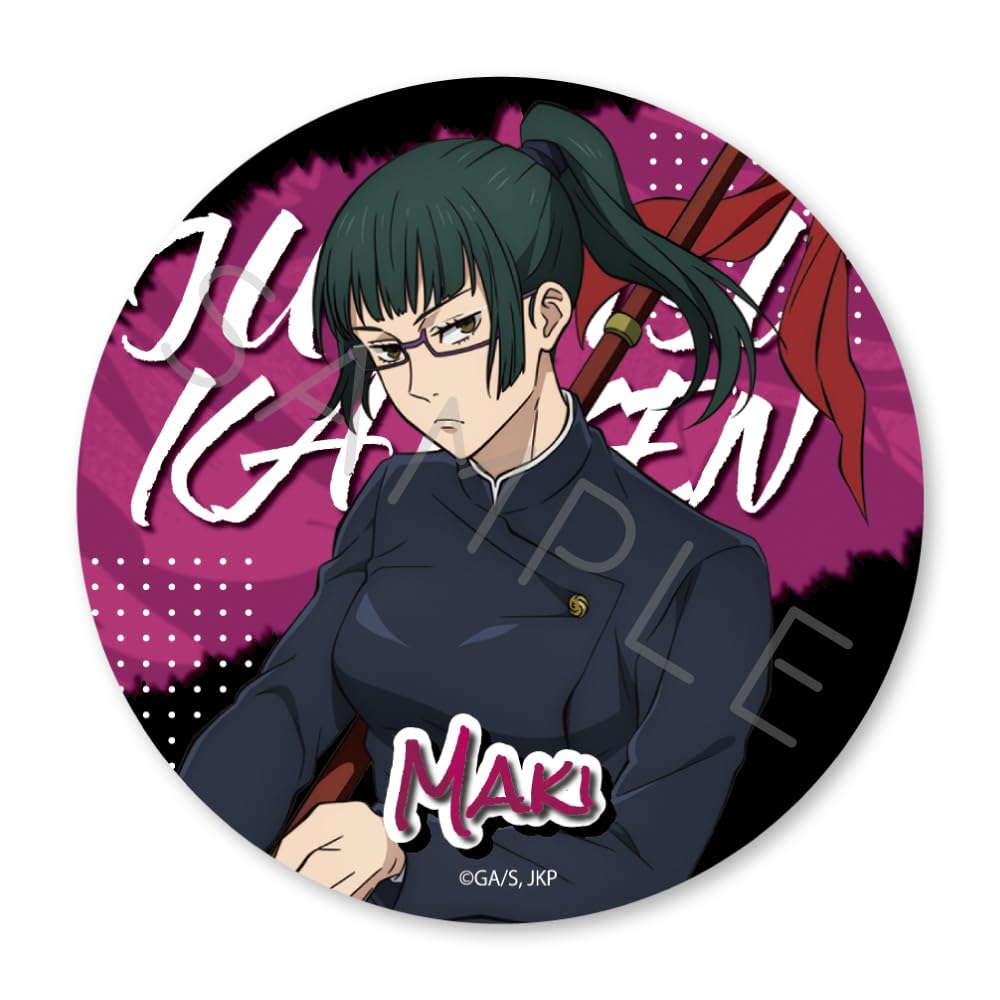 TV Anime Season 2 4th Edition Can Badge TD "Jujutsu Kaisen" [Zenin Maki] 3-Way [75mm]