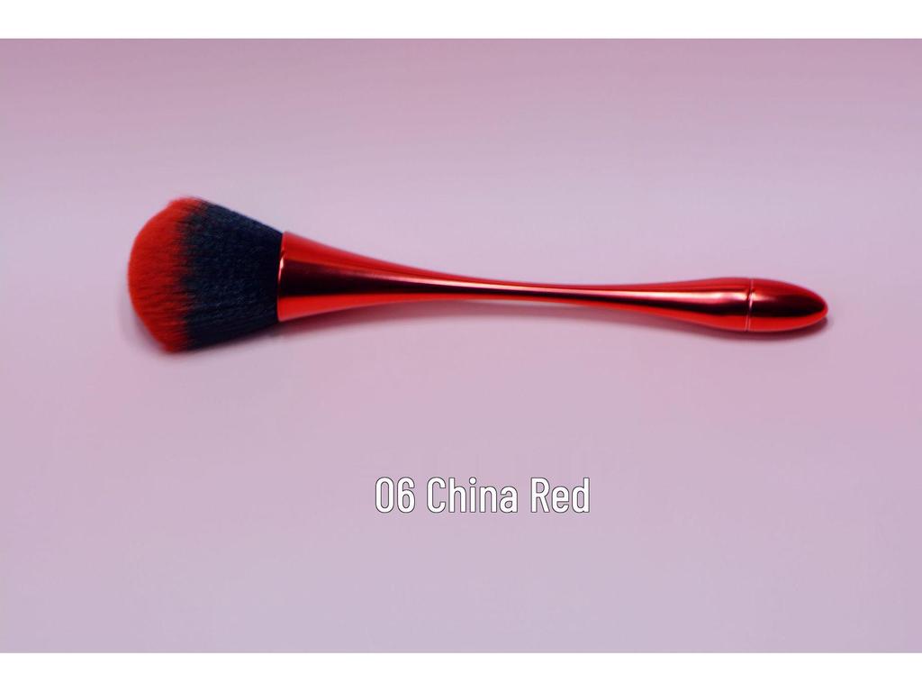 Nail Art Dust Removal Brush - Colorful Small Waist Design for Cleaning and Loose Powder Application