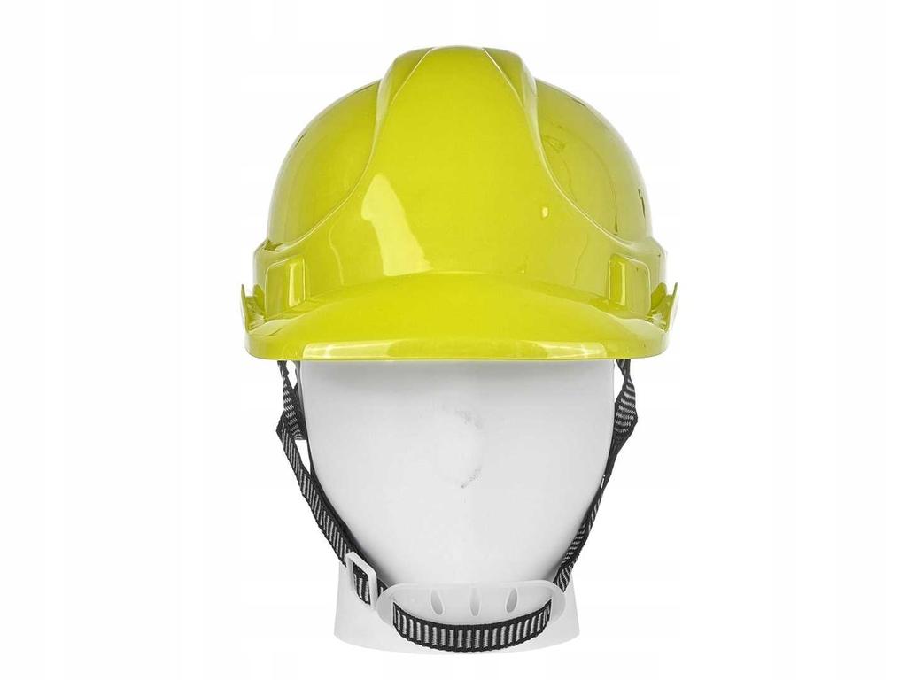 Kask Ochronny Budowlany Bhp Regulowany - Żółty (50)