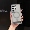 Skin Matte Magnetic Suction for Samsung S26UItra Integrated Bracket, Mobile Phone Case S25Ultra Premium Sense All-inclusive