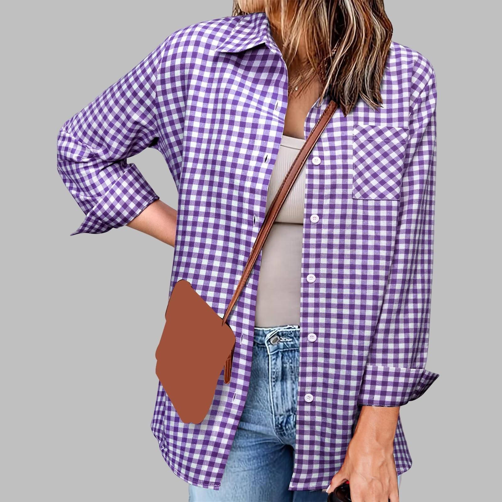 

Топы для женщин, пуловеры с длинными рукавами, повседневные рубашки, топ S фиолетовый