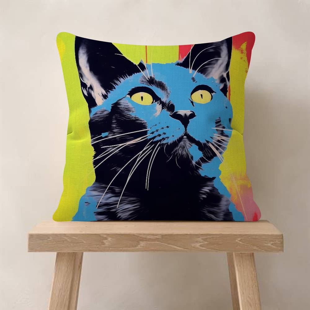 AAndy WWarhol Art Cushion Cover Car Throw Pillow Case For Sofa Car Christmas Gift