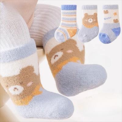 New Cute Cartoon Middle Tube Socks Comfotable Thickned Socking Cold Proof Warm Socks for Baby