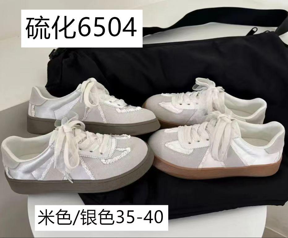 2024 neue Sportschuhe mit flachem Boden lässiger Trend Damenschuhe Außenhandel Explosion Vulkanisation 6504