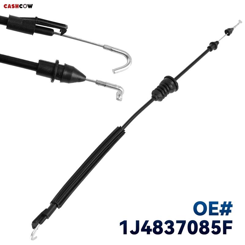 Door Handle Lock Latch Cable Release Open Pulls Black For Volkswagen Golf MK4 4 Door Only Bora 1J Left /  Right OE# 1J4837085F