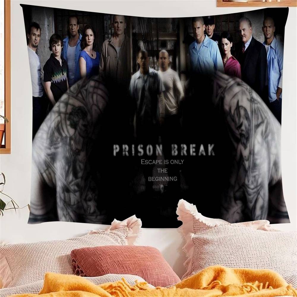 HighDefinition Prison Break Classic TV Series Colorful Tapestry Wall Hanging Bohemian Wall Tapestrie Mandala Wall Hanging Sheets