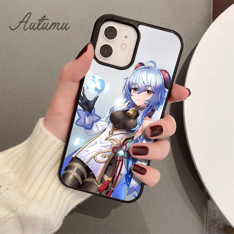 Genshin Impact GanYu Game Phone Case for iPhone 11 12 13 14 Pro Max mini XR XS SE 2020 6S 7 8 Plus Samsung Galaxy S21 S22 Cover