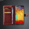 Für Samsung Note 3 Kartenhalter-Abdeckungsfall für Samsung Galaxy Note 3 N9000 Ledertelefonkasten-Geldbörsen-Schlag-Abdeckung Fundas Coque