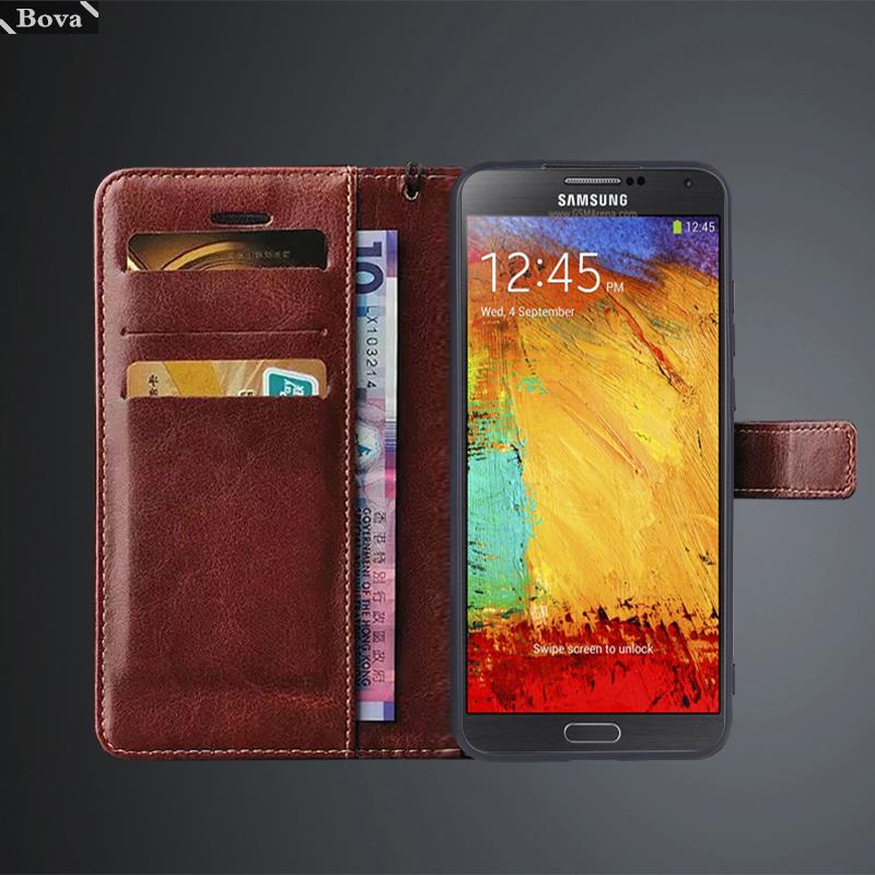 Per Samsung Note 3 Custodia Cover Porta Carte per Samsung Galaxy Note 3 N9000 Custodia in Pelle per Telefono Portafoglio Cover a Libro Fundas Coque